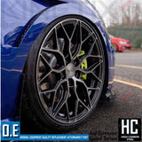 FOR AUDI TT 2.0 TTS CROSS DRILLED PERFORMANCE FRONT BRAKE DISCS PADS 340