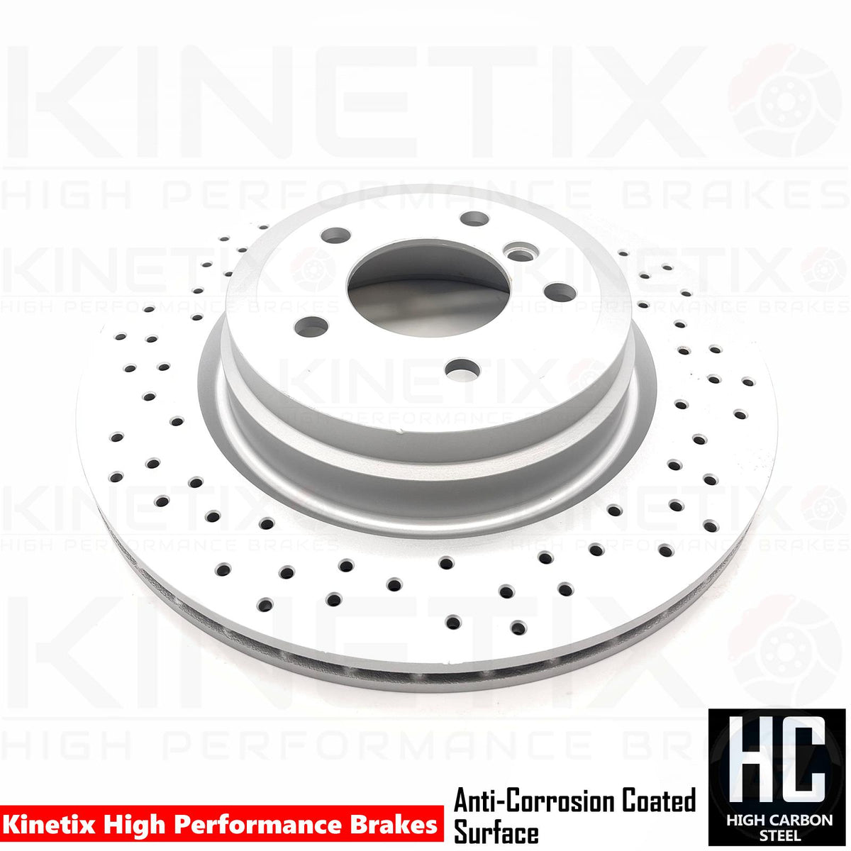 FOR BMW 330i 330d 335i 335d E90 E91 E92 E93 CROSS DRILLED REAR BRAKE DISCS PAIR