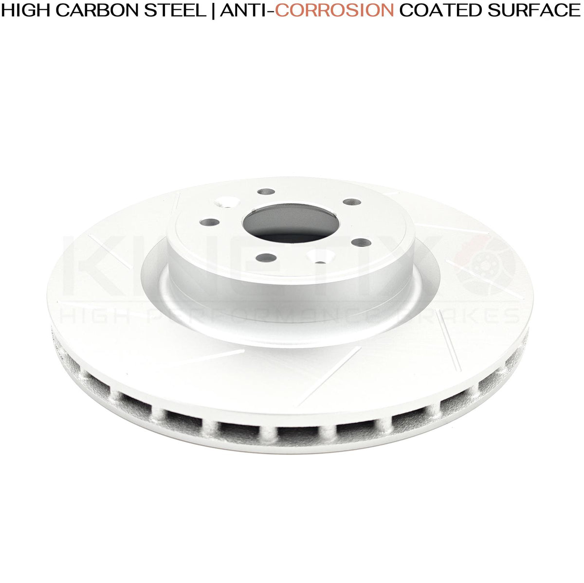 FOR RENAULT MEGANE RS SPORT RS250 FRONT CROSS GROOVED PERFORMANCE BRAKE DISCS