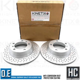 FOR PORSCHE 718 BOXSTER CAYMAN 981 982 987 REAR DRILLED BRAKE DISCS PAIR 299mm