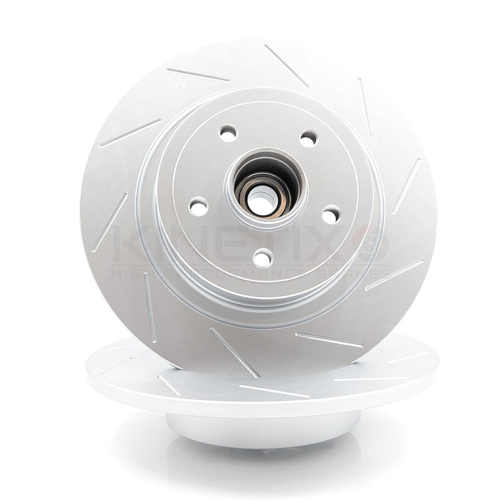 FOR RENAULT MEGANE SPORT RS225 CUP MK2 DRILLED REAR BRAKE DISCS PAIR 300mm