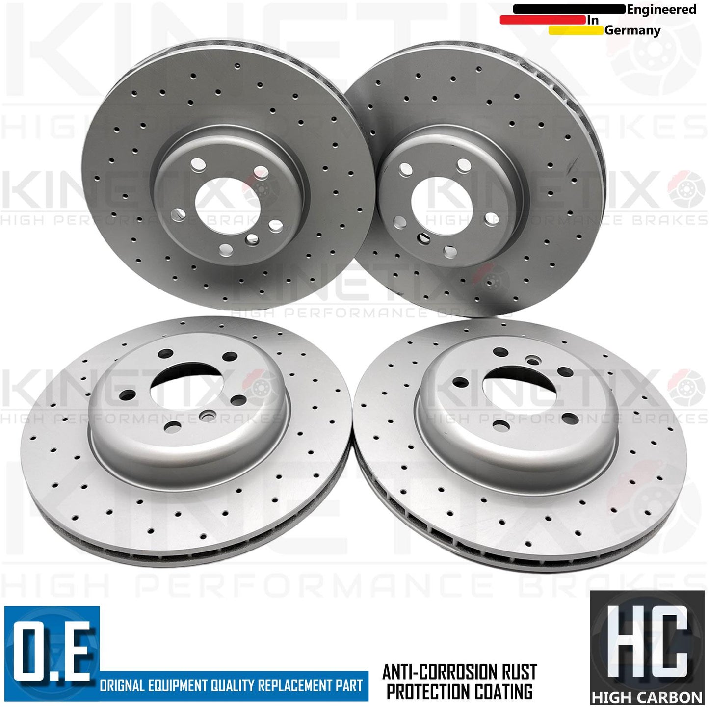 FOR BMW 530d 535d 535i 640d 640i 650i M SPORT FRONT REAR BRAKE DISCS PADS FR/RR