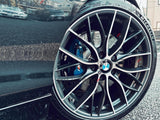 FOR BMW 3 4 SERIES M SPORT M PERFORMANCE FRONT DIMPLED GROOVED BRAKE DISCS 370mm