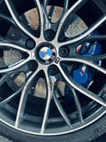 FOR BMW 3 4 SERIES M SPORT M PERFORMANCE FRONT DIMPLED GROOVED BRAKE DISCS 370mm