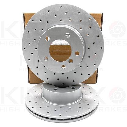 FOR BMW 125i 120i F20 F21 M SPORT DRILLED FRONT REAR BRAKE DISCS BREMBO PADS