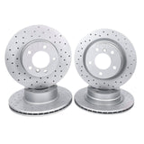 FOR BMW 420i F32 F36 M SPORT DRILLED FRONT REAR BRAKE DISCS BREMBO PADS SENSORS