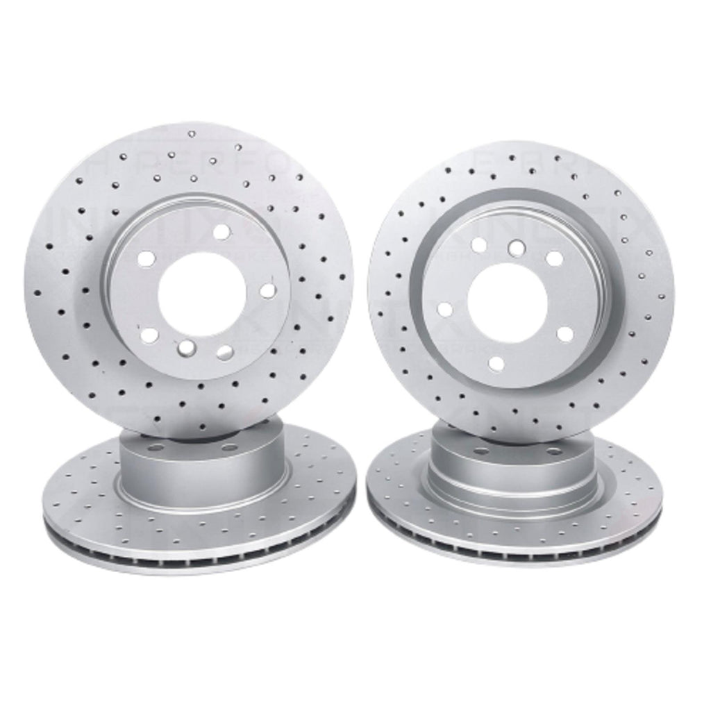 FOR BMW 220d 225d F22 F23 M SPORT DRILLED FRONT REAR BRAKE DISCS 312mm 300mm