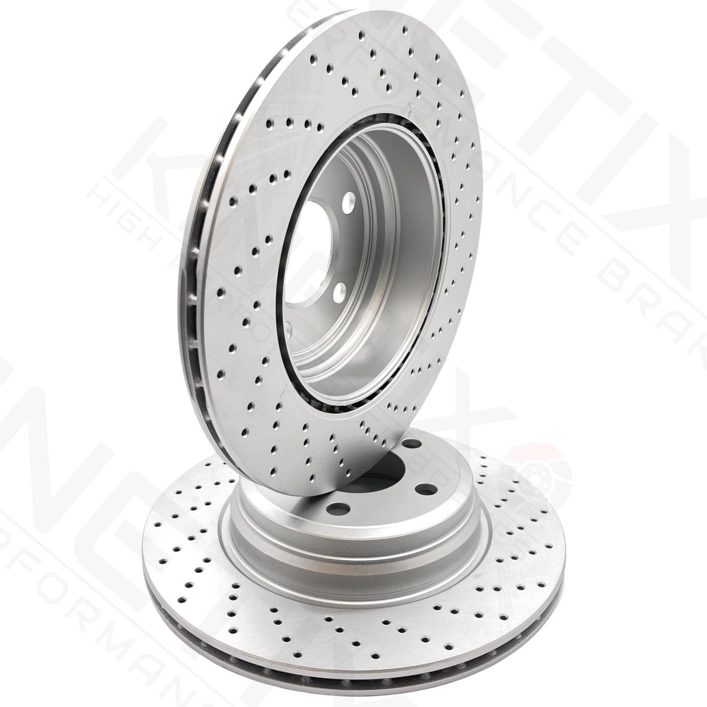 FOR BMW 335d F30 F31 M SPORT DRILLED REAR BRAKE DISCS MINTEX PADS WIRE 330mm