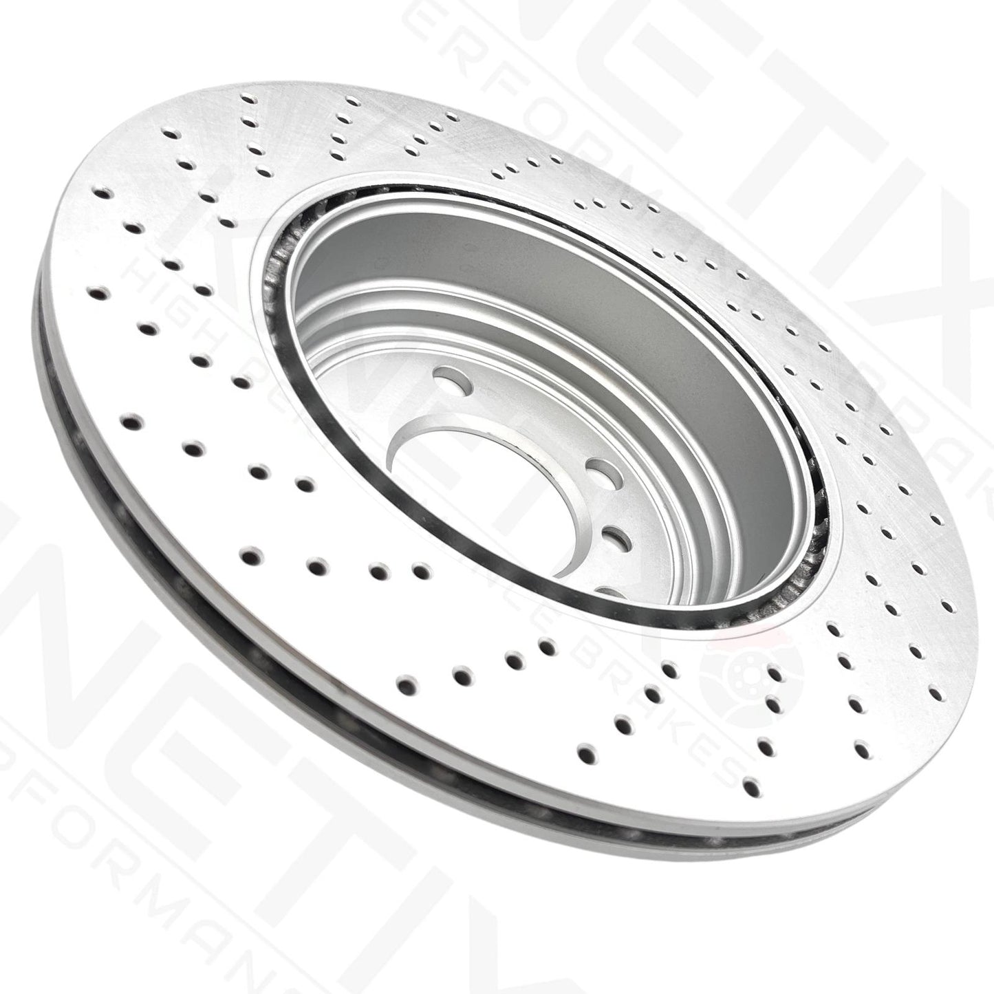 FOR BMW 335d F30 F31 M SPORT DRILLED REAR BRAKE DISCS MINTEX PADS WIRE 330mm