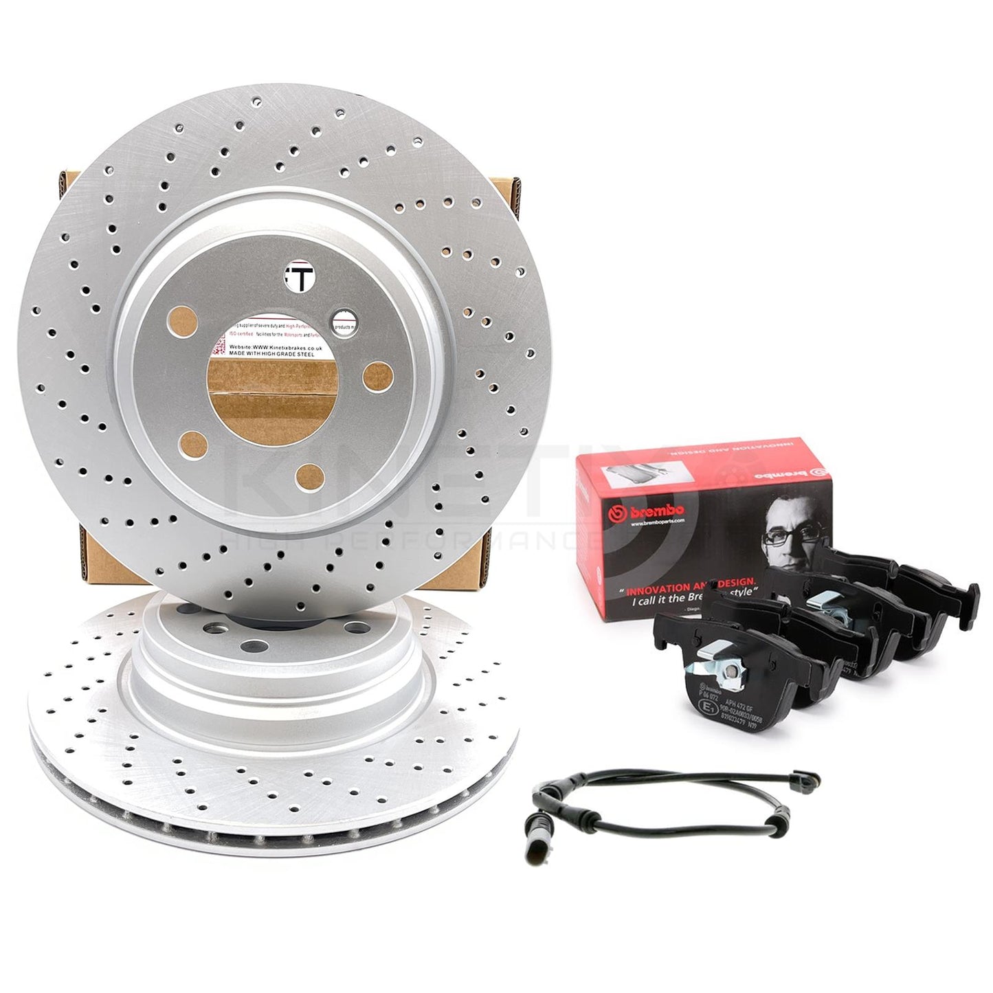 FOR BMW 430d 435d 435i 440i F32 F33 F36 REAR BRAKE DISCS TEXTAR PADS 330mm