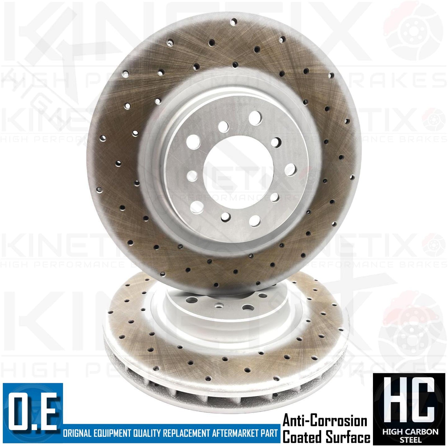 FOR BMW M3 E46 FRONT REAR DRILLED HIGH CARBON BRAKE DISCS 325mm 328mm FR RR