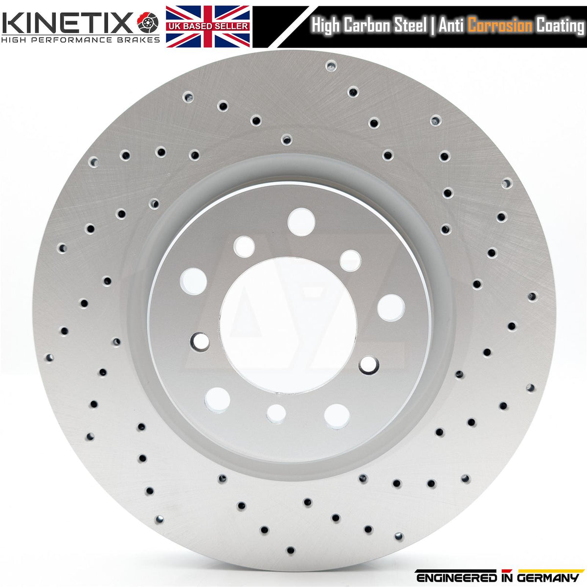 FOR BMW M3 E46 FRONT LEFT RIGHT DRILLED PERFORMANCE BRAKE DISCS SET 325mm COATED
