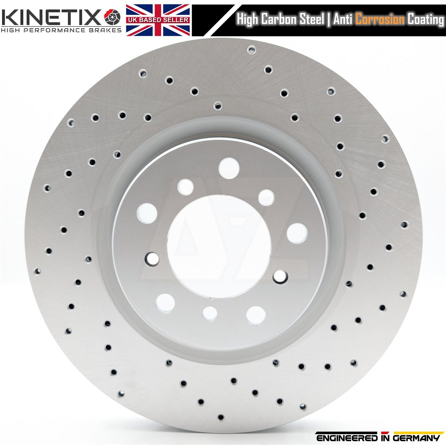 FOR BMW M3 E46 FRONT LEFT RIGHT DRILLED PERFORMANCE BRAKE DISCS SET 325mm COATED