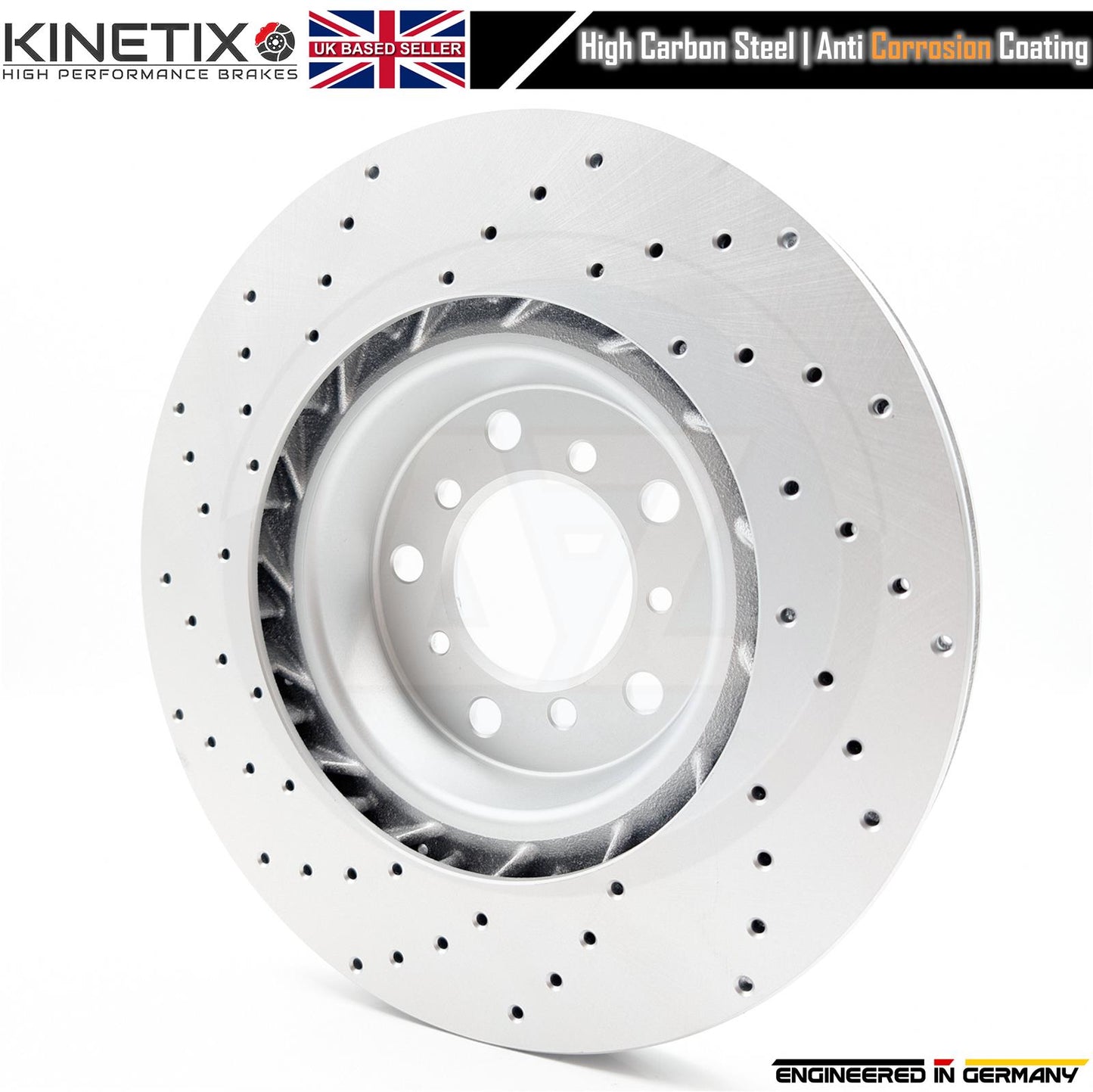 FOR BMW M3 E46 (2000-06) CROSS DRILLED FRONT LEFT RIGHT BRAKE DISCS 325mm X 28mm