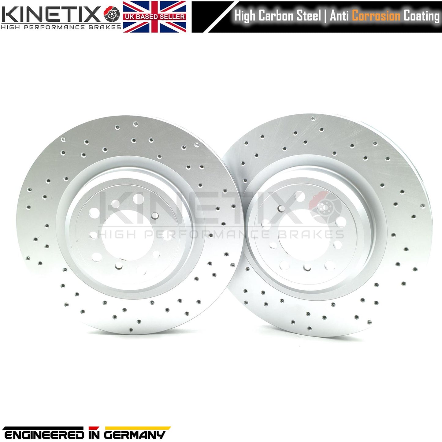 FOR BMW M3 E93 FRONT LEFT RIGHT DRILLED BRAKE DISCS DTEC PADS WIRE SENSORS 360mm