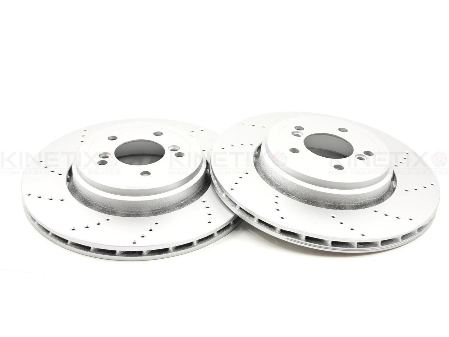 FOR BMW 1M E82 M3 E90 E92 E93 REAR LEFT RIGHT DRILLED PERFORATED BRAKE DISCS CERAMIC RACING PADS & WEAR WIRE SENSOR LEAD 350mm X 24mm