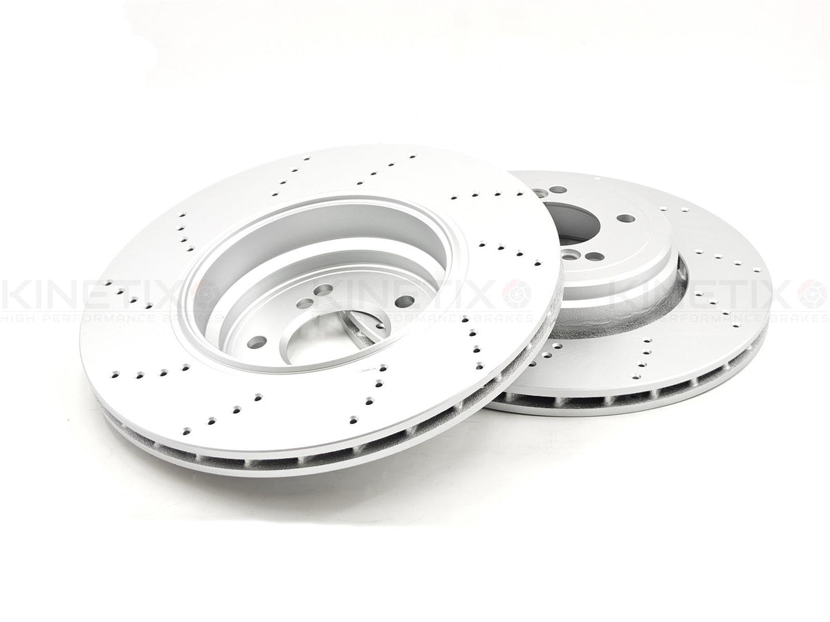 FOR BMW 1M M3 E82 E90 E92 E93 FRONT REAR LEFT RIGHT BRAKE DISCS SET 360mm 350mm
