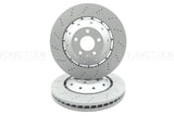 FOR AUDI RS4 RS5 R8 HIGH CARBON FRONT BRAKE DISCS PADS 365mm X 34mm