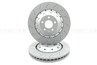 FOR AUDI RS4 RS5 R8 HIGH CARBON FRONT BRAKE DISCS PADS 365mm X 34mm