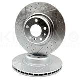 FOR BMW F30 330i M SPORT FRONT REAR BRAKE DISCS TEXTAR PADS SENSORS 340mm 345mm