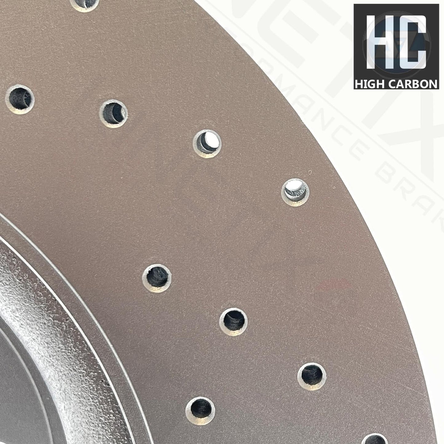 FOR JAGUAR F TYPE 3.0 SCV6 CROSS DRILLED FRONT BRAKE DISCS PAIR 355mm 2012-