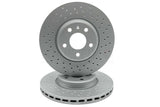 FOR AUDI A5 40 TDI F5x DRILLED FRONT REAR BRAKE DISCS 314mm 300mm COATED