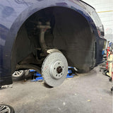 FIT AUDI A4 3.0 TDI B9 CROSS DRILLED PERFITMANCE FRONT BRAKE DISCS PAIR 314mm