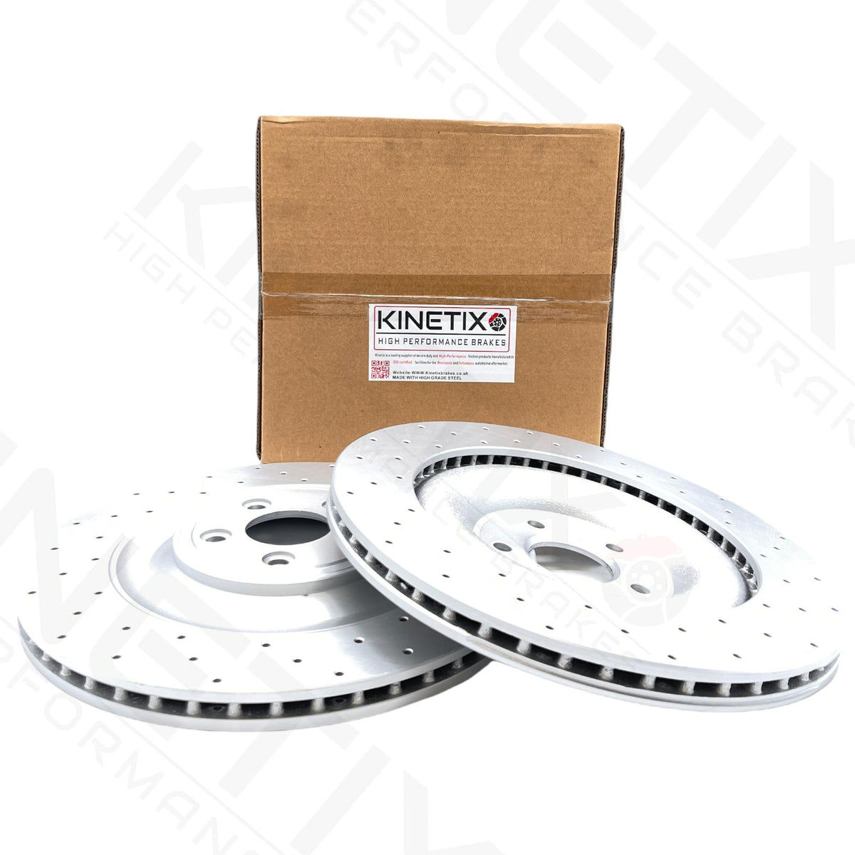 FOR JAGUAR XFR-S XKR XKR-S XJ F-TYPE FRONT REAR DRILLED BRAKE DISCS 380mm 376mm