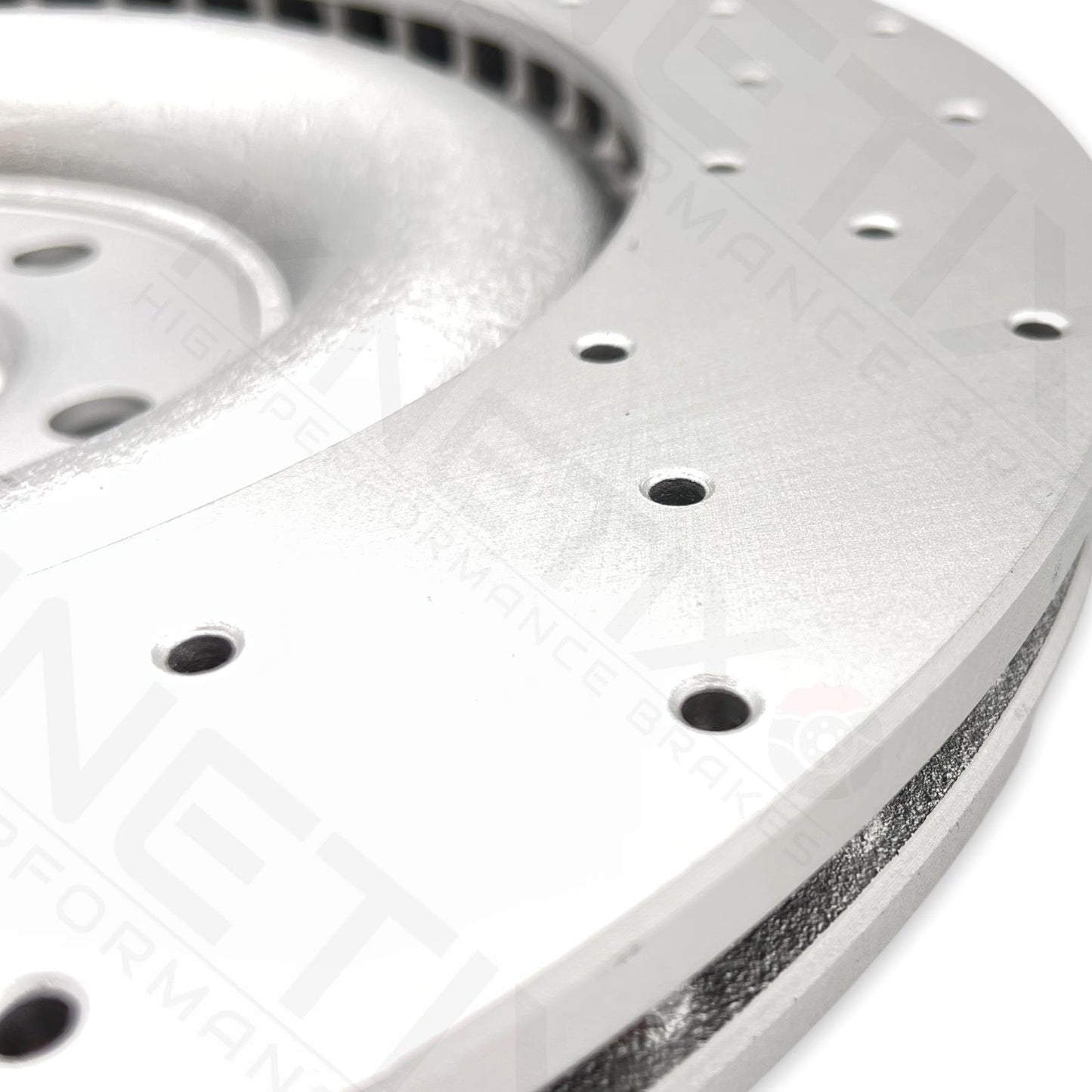 FOR JAGUAR XF XFR-S XJ SCV8 XKR XKR-S REAR DRILLED PERFORMANCE BRAKE DISCS 376m