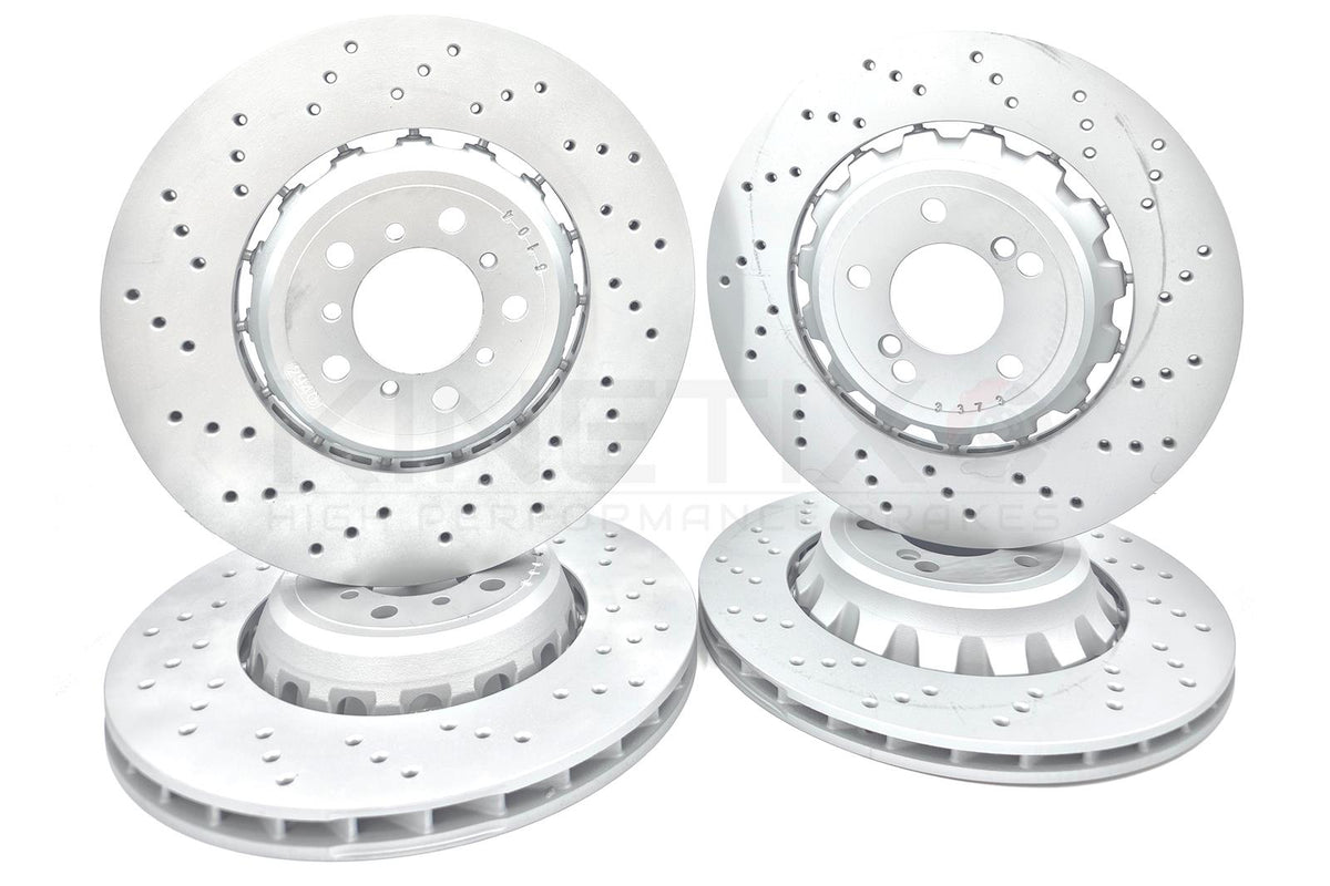 FOR BMW M2 F87 M3 F80 M4 F82 F83 DRILLED FRONT REAR BRAKE DISCS 380mm 370mm