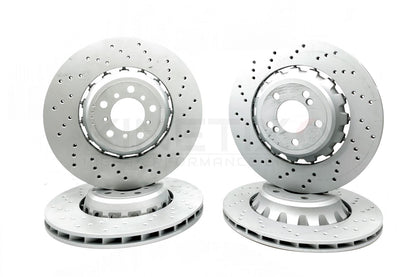 FOR BMW M2 G87 Competition FRONT REAR BRAKE DISCS PADS & WEAR WIRE SENSOR LEADS 380mm 370mm