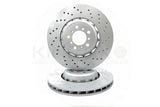 FOR BMW M4 F83 FRONT LEFT RIGHT DRILLED BRAKE DISCS BREMBO Xtra PADS WIRE 380mm