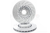 FOR BMW M4 F82 FRONT LEFT RIGHT DRILLED BRAKE DISCS BREMBO Xtra PADS WIRE 380mm