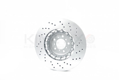 FOR BMW M4 F82 FRONT LEFT RIGHT DRILLED BRAKE DISCS TEXTAR PADS + SENSOR 380mm