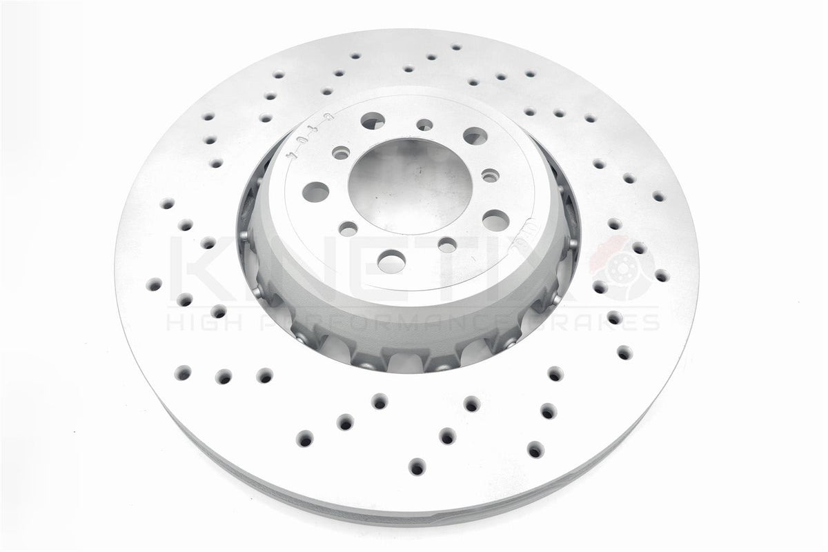 FOR BMW M2 F87 FRONT LEFT RIGHT DRILLED BRAKE DISCS BREMBO Xtra PADS SENSOR