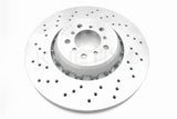 FOR BMW M2 F87 FRONT LEFT RIGHT DRILLED BRAKE DISCS TEXTAR PADS WIRE 380mm