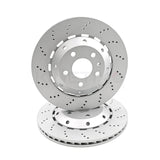 FOR AUDI RS4 B7 (2006-2008) DRILLED REAR BRAKE DISCS BREMBO PADS 324mm