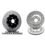 FOR AUDI RS4 B7 (06-08) DRILLED FRONT REAR BRAKE DISCS BREMBO PADS 365mm 324mm