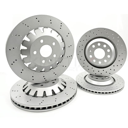FOR AUDI RS3 8P 11-12 FRONT REAR BRAKE DISCS PADS SENSOR 370mm 310mm 8P0615301C
