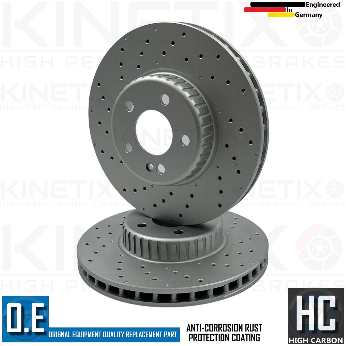 FOR MERCEDES C-CLASS AMG SPORT FRONT REAR BRAKE DISCS PADS SENSORS 318mm 300mm