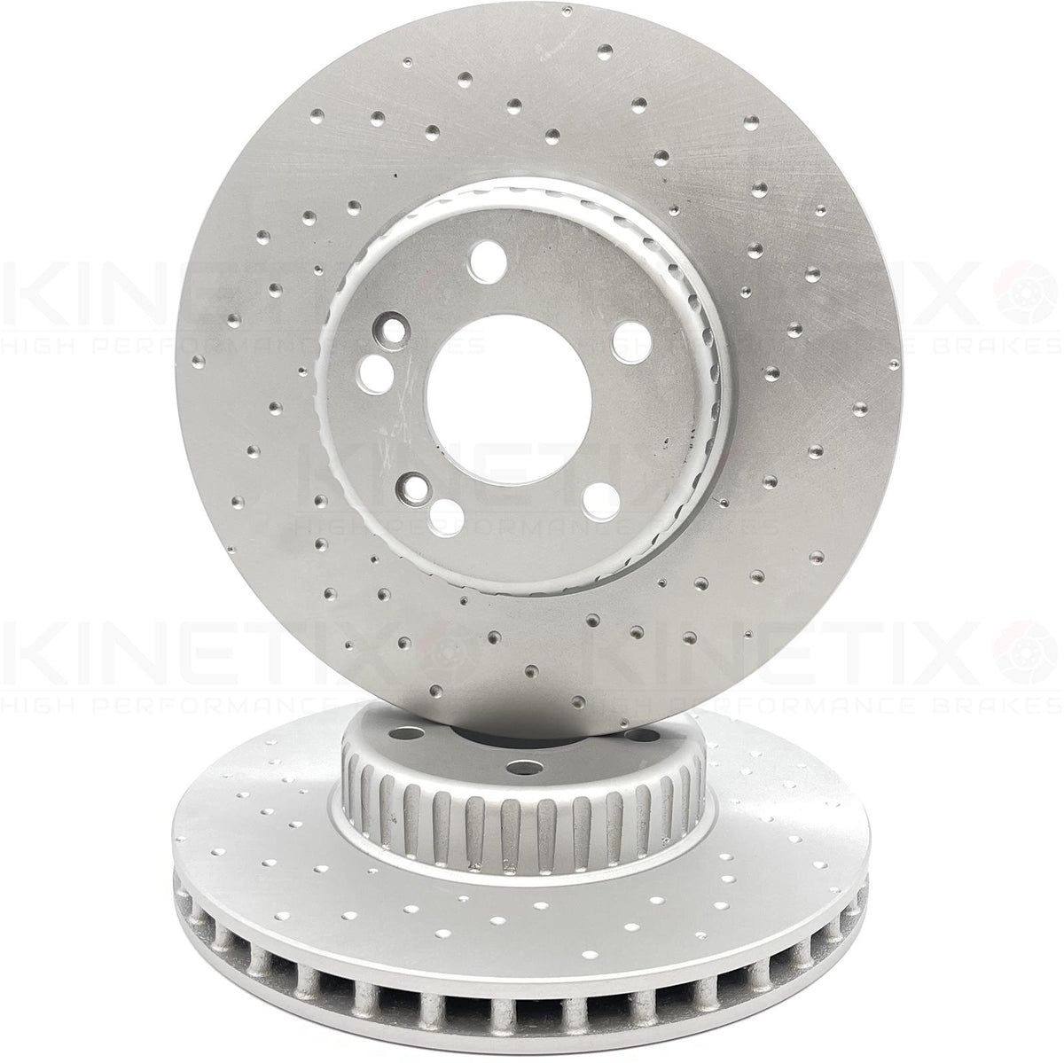 FOR MERCEDES C180d AMG SPORT BONDED FRONT DISCS PAIR 318mm A0004212112 COATED