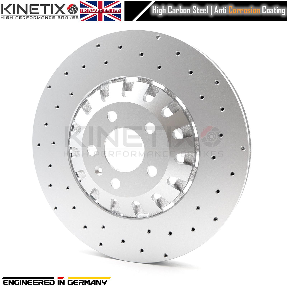 FOR AUDI Q7 Q8 3.0 TDI 45 TDI 50 TDI DRILLED FRONT BRAKE DISCS PADS SENSORS 375m