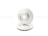 FOR VW TOUAREG R 3.0 R 2020- CROSS DRILLED FRONT REAR BRAKE DISCS 400mm 350mm