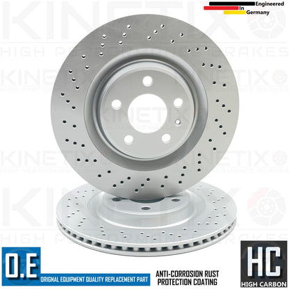 FOR AUDI S4 B8 3.0 V6 QUATTRO FRONT REAR CROSS DRILLED BRAKE DISCS APEC PADS