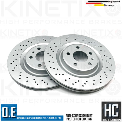 FOR AUDI A7 4G 3.0 TDI S LINE SPORT FRONT REAR DRILLED BRAKE DISCS PADS SENSORS