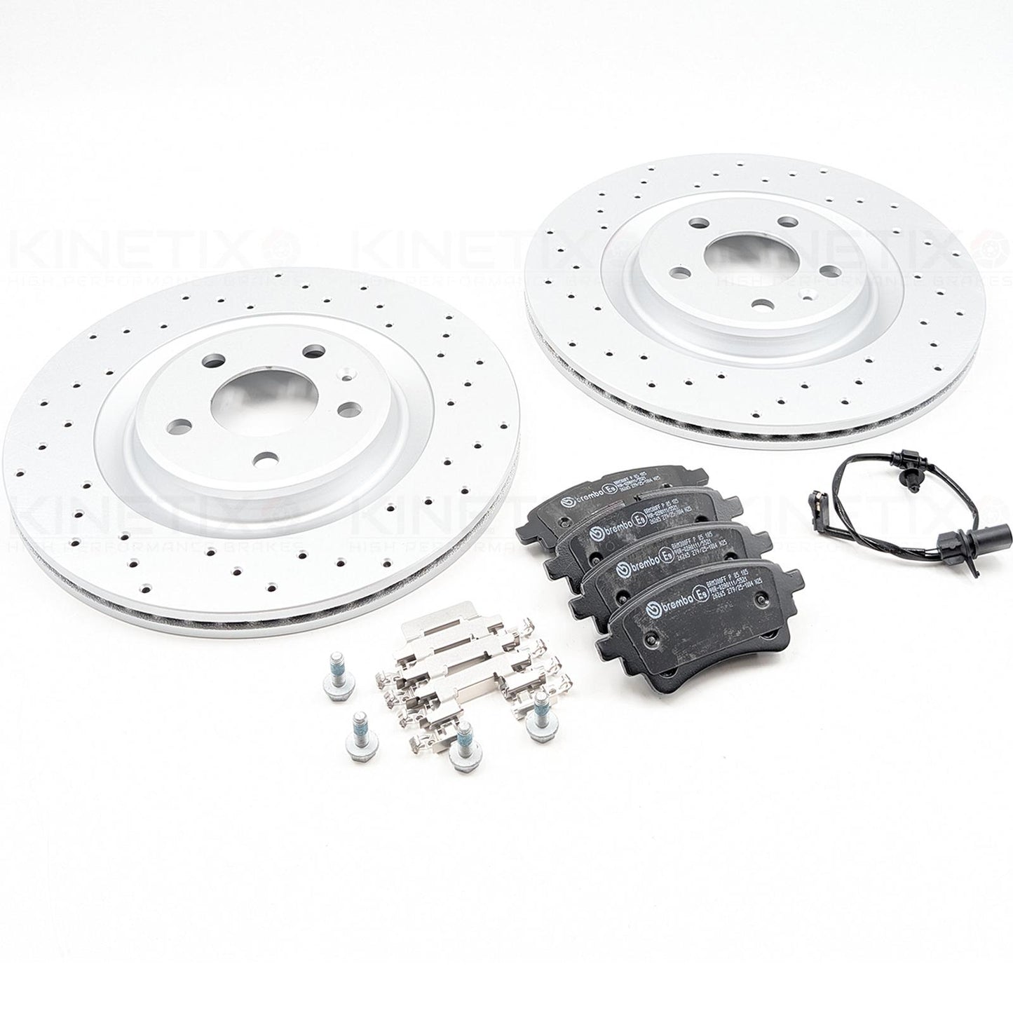 FOR AUDI S4 B9 S5 F5x SQ5 FYB FYT SPORTBACK REAR BRAKE DISCS BREMBO PADS 330mm