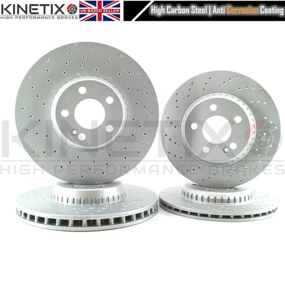 FOR MERCEDES CLE180 CLE200 CLE220d CLE300 CLE300e AMG SPORTS FRONT REAR BRAKE DISCS PADS & WEAR SENSORS 342mm 330mm