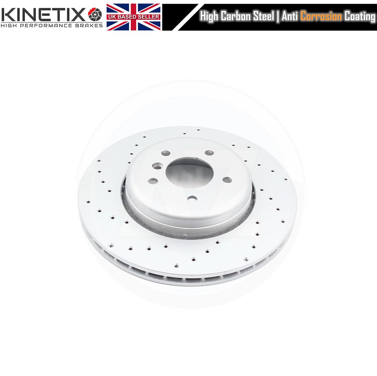 FOR BMW 5 SERIES M SPORT E60 E61 DRILLED REAR BRAKE DISCS PADS & SENSOR WIRE 345