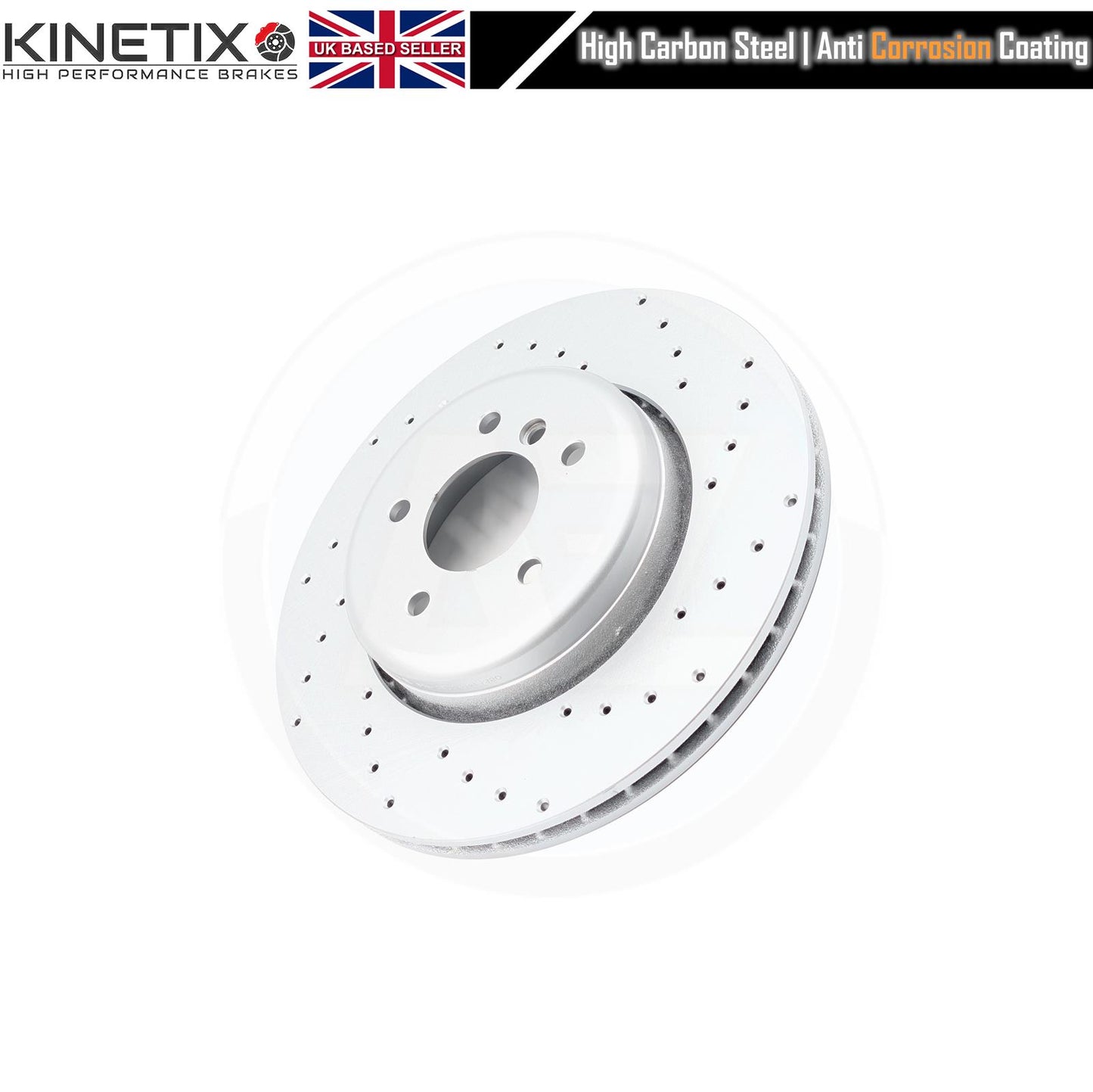 FOR BMW 545i 550i 645Ci M SPORT DRILLED REAR BRAKE DISCS PADS WEAR SENSOR 345mm
