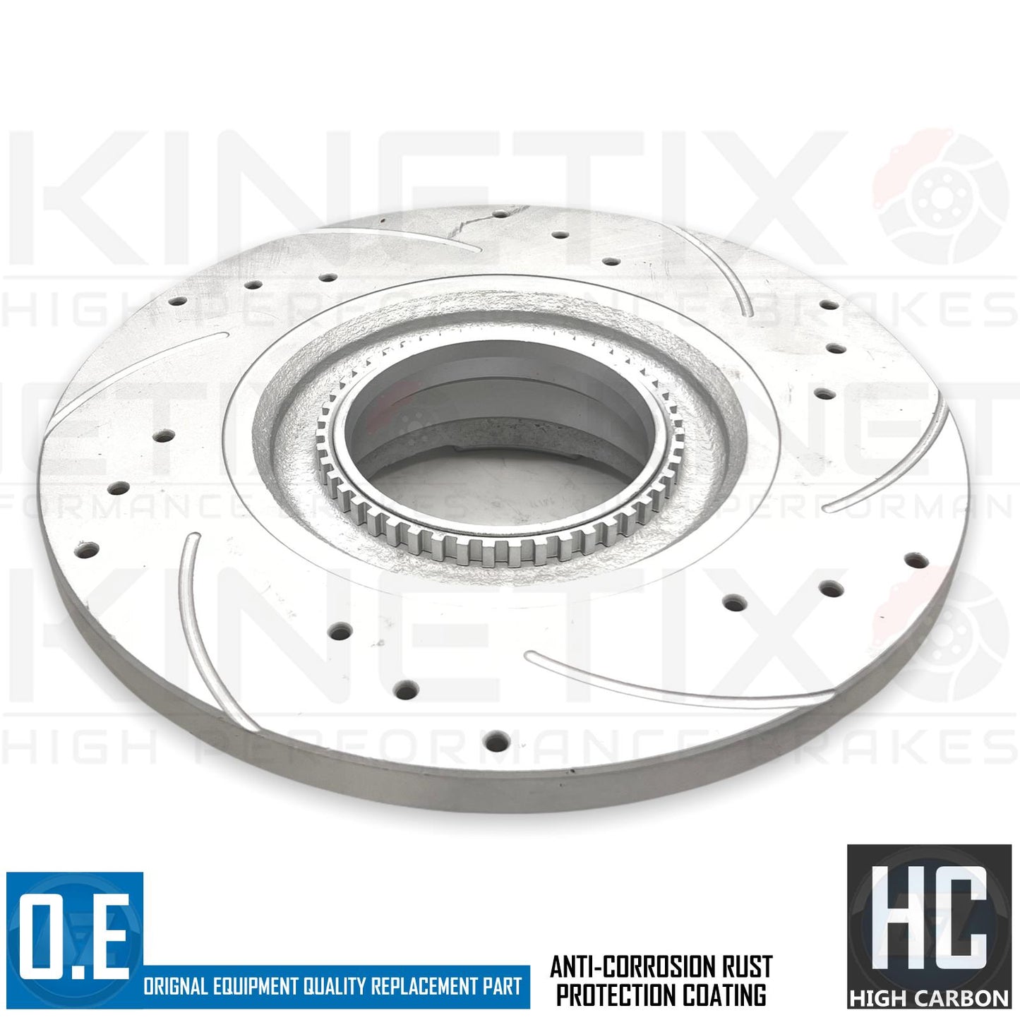 FOR FORD TRANSIT CUSTOM 2.2 TDCi DRILLED GROOVED REAR BRAKE DISCS PAIR 288mm